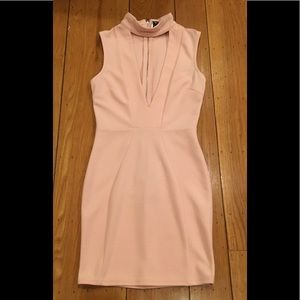 NWOT Windsor Bodycon Choker V-Neck Full Zip Back